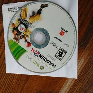Xbox 360 madden 11game